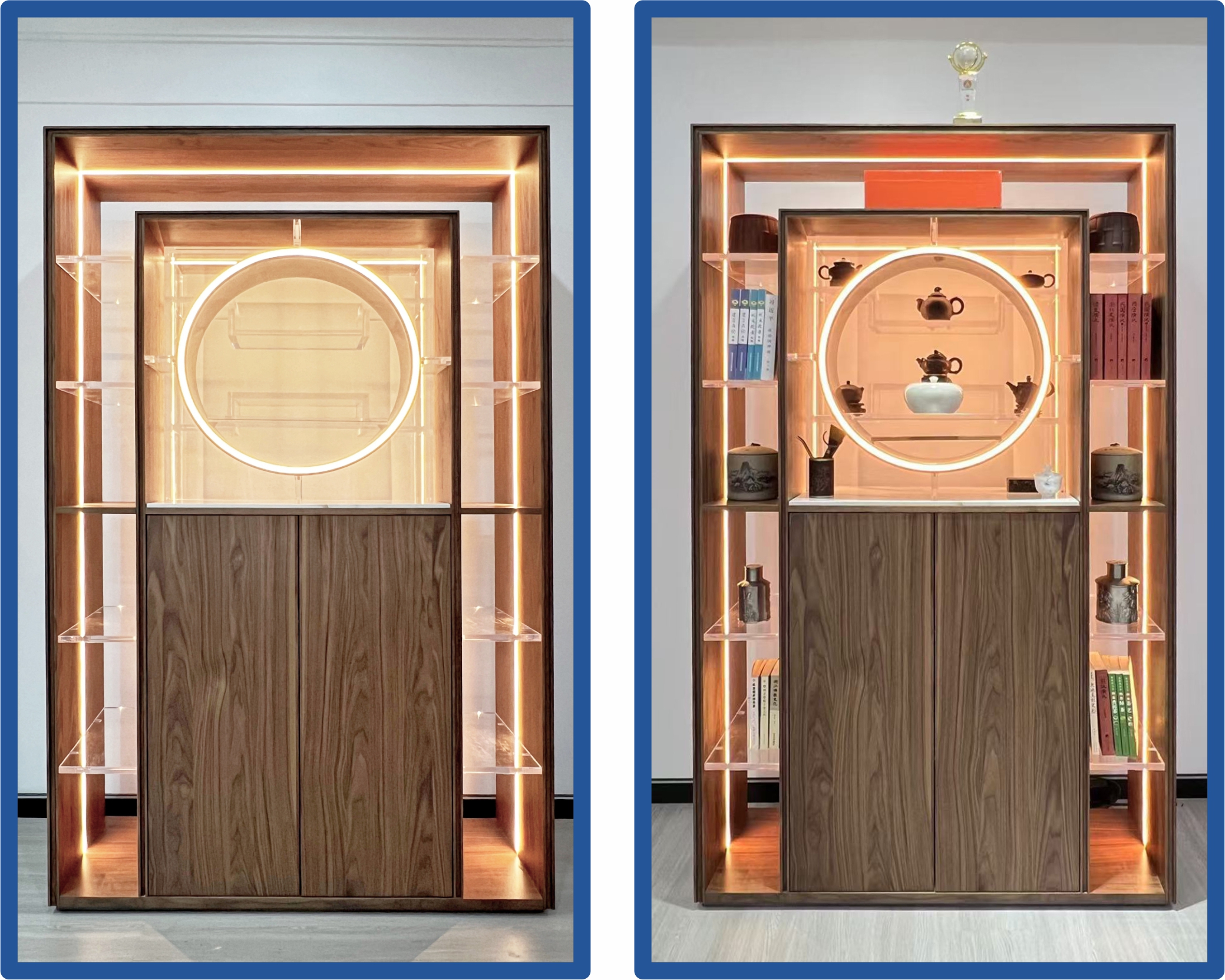 多功能茶柜 (书柜、展示柜)